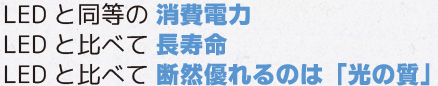 LEDとエコ太郎の比較